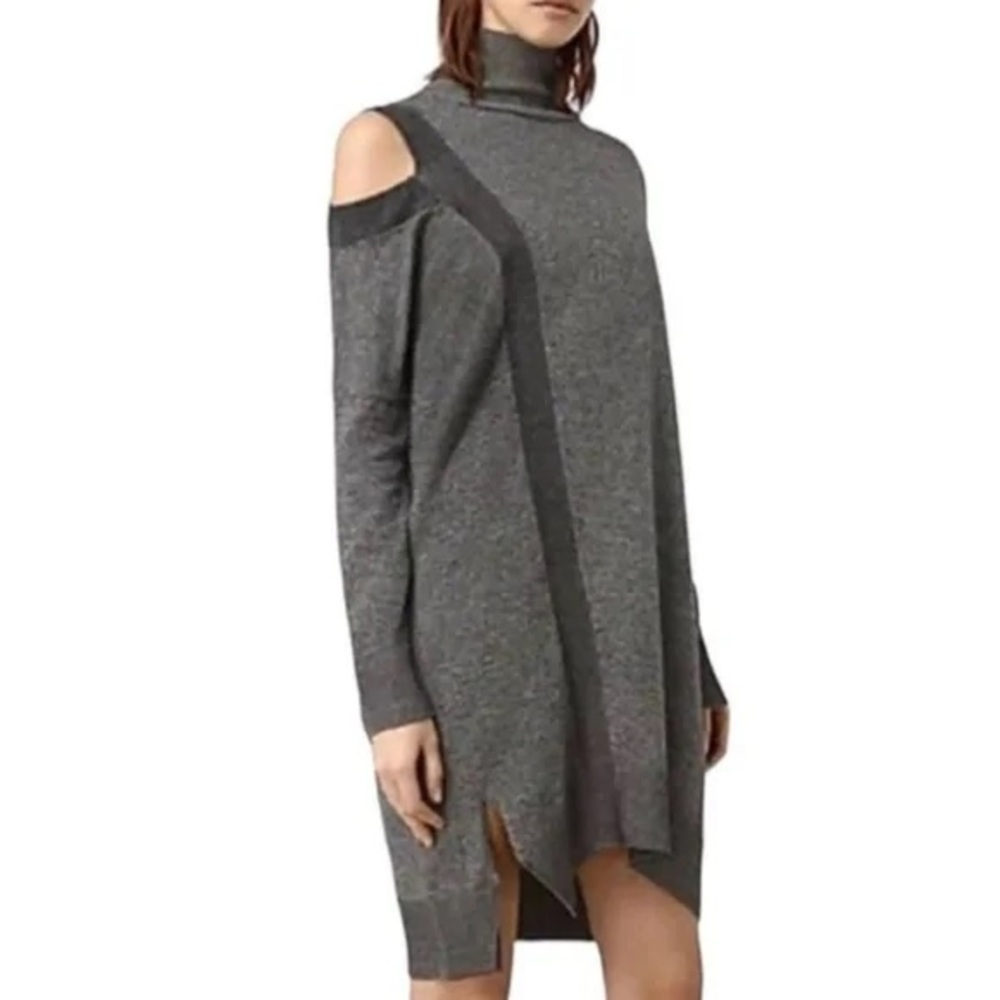 All Saints Cecily Twist Sweater Dress in Medium